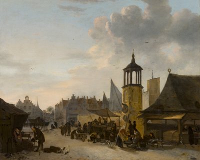 Mercato del pesce da Egbert van der Poel